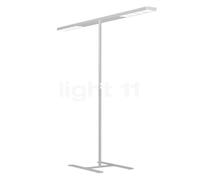 Grau Xt-a Plus, lámpara de pie LED 2 focos, satén/blanco