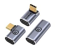 GRAUGEAR Acoplamiento USB-C, 3 Unidades, Transferencia de Datos de 40 Gbps, USB 4.0, transmisión USB-C de Doble Cara, compatibilidad Universal, Adaptador USB c a USB c