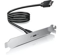 GRAUGEAR Adaptador Tipo C Hembra a Llave A-Key, Soporte USB 3.2 Gen2 Gen2 Gen2x2 hasta 20 Gbit/s, Cable de expansión USB-C, Longitud del Cable 50 cm, Key-A 20-Pin Header, G-AD-ETC-10G