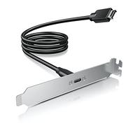GRAUGEAR Adaptador USB-C Tipo-C de 20 Gbps para Panel Frontal, Cable de extensión para Placa Base, Conector USB-C a USB3.2 Tipo-E Clave A de 20 Pines con Soporte PCIe, 23,6" [G-AD-ETC-10G]