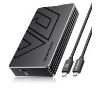 GRAUGEAR Carcasa SSD M2 de 40 Gbps, USB 4 NVME 40 Gbps, compatible con Thunderbolt 4 hasta 3800 MB/s, para M.2 2230/2242/2260/2280, sin herramientas, sin ventilador