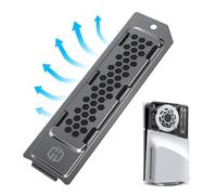 GRAUGEAR Cubierta protectora de metal que disipa el calor para Playstation 5 Slim M.2 SSD Slot - Cubierta con ventilación, ideal para ampliación de memoria (PS5 Slim Black)