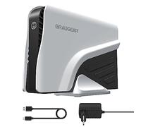 GRAUGEAR Disco Duro Externo de 6 TB para PlayStation®5 | USB 3.2 | Gen 2 | Type-C® | Type-A | 3,5 Pulgadas | 6TB HDD | USB-C | USB-A | con Fuente de alimentación | para PS4 | para PS5 |