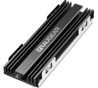 GRAUGEAR Disipador de calor para SSD M.2 NVMe (2280), pasivo, M.2 Cooler Kit, adecuado para PlayStation®5, 2 almohadillas térmicas de silicona, aluminio G-PS5HS02
