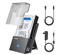 GRAUGEAR Estación de acoplamiento para discos duros I Carcasa para disco duro externo SATA de 2,5/3,5 pulgadas [base de unidad] Disco duro I HDD Enclosure I Carcasa SSD I Soporte UASP I Sin