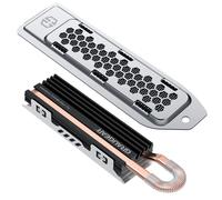 GRAUGEAR Juego de cubiertas SSD para disipador trmico para PS5 - Cubierta metlica de disipacin de calor M.2 NVMe con tubo de calor de cobre y