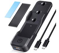 GRAUGEAR Estación de acoplamiento M2 [10 Gbps] para NVMe+NGFF SSD, compatible con todos los SSD M.2 2280/2260/2242/2230, USB3.2 Gen2,