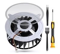 GRAUGEAR Piezas de repuesto para ventilador de refrigeración interno PS5, kit de limpieza de polvo, compatible con el ventilador original PS5 23 cuchillas 17 cuchillas (PS5 Original)