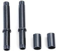 Graupner 90190.110 - Cubierta de fibra de carbono para amortiguadores frontales [importado de Alemania]