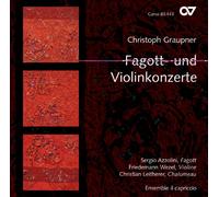 Graupner: Conciertos Para Fagot Y Para Violin / Azzolini, Wezel, Leitherer, Ensemble Il Capriccio