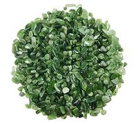 Grava pulida de cristal natural de grano pequeño, piedra de río decorativa, plantas ornamentales, grava de acuario para plantas en macetas, piedras suculentas para el diseño de jardines (G, talla