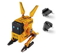 GravaStar Alpha65 65W GaN Fast War Damaged Version Yellow | Adaptador USB-C con exclusivo diseño de robot, 2 USB-C y 1 USB-A para carga rápida con un estilo único de escritorio