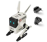 GravaStar Cargador USB-C GAN 65W Robot con 3 Puertos | Adaptador USB-C con exclusivo diseño de robot, 2 USB-C y 1 USB-A para carga rápida con un estilo único de escritorio