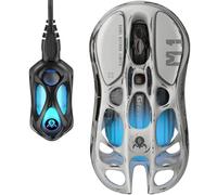 GravaStar M1 Pro Raton Gaming Inalambrico, Magnesio, 26000 dpi | Raton Bluetooth y Sensor PAW3395,5 Botones Programablesy Compatible con 4K Hz,RGB y Conexión Triple,Ratón Gamer para PC y Mac