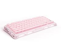 GravaStar Mercury Teclado mecánico Gaming 75 % con Bluetooth 5.0/2.4G/USB-C, Teclado inalámbrico RGB de Tres Modos, con interruptores Intercambiables, PC/Mac/Xbox (Rosa, K1)