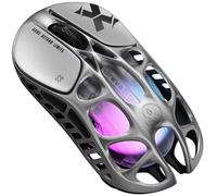 GravaStar Mercury X Ratón inalámbrico para Juegos, Sensor Paw 3950 de 32.000 dpi, tasa de sondeo de 1.000 Hz, Solo 49 g, (Admite 1k, Gris)
