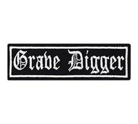 Grave Digger, Heavy Death Metal Biker Rocker Punk Parche