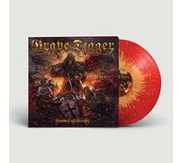 Grave Digger - Symbol of Eternity (Red Transparent/Gold Splatter)