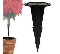 Grave Flower Holder, Memorial Floral Holder, 5.12x2.75inches Cemetery Vase for Gravesite, Authentic Memorial Vase Stake, Burial Vases for Details, Outdoor Yard Garden Artificial Plant Usage
