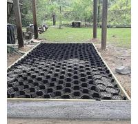 Gravel Grid Geo Grid - Sistema de rejilla para entrada, patio, pasarela y estacionamiento. Diseño duradero de celdas abiertas para una mayor estabilidad de la superficie