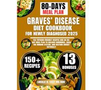 Graves’ Disease Diet Cookbook For Newly Diagnosed 2025: 150 Thyroid-Friendly Recipes and an 80-Day Meal Plan to Balance Hormones, Calm the Immune System, and Restore Energy Naturally