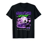 Graveyard Racing Halloween Skull Ride Camiseta