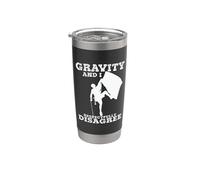 Gravity and I respectfully disagree. Vaso térmico de acero inoxidable de doble pared
