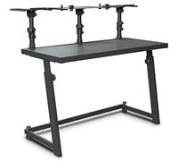 Gravity FDJT 01 - Mesa de DJ con bandejas adaptables para altavoces y portátil