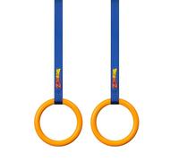 GRAVITY FITNESS Dragon Ball Z - Anillos de gimnasia de madera para musculación, inmersiones y dominadas, equipo de entrenamiento de peso corporal y accesorios de gimnasia para gimnasio en casa