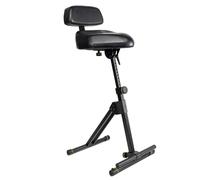 Gravity FMSEAT1BR Height adjustable stool with foot and backrest