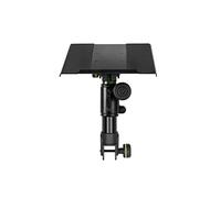 Gravity FT 01 MT B - Estante Flexible para Monitor de Estudio para Mesa de DJ (par), Soporte Ajustable para Monitor de Estudio, Color Negro