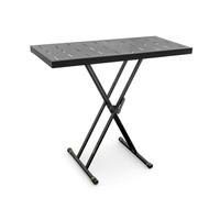 Gravity KSX 2 RD SET 2 - Soporte de teclado tipo tijera doble y mesa de apoyo Set 2, negro