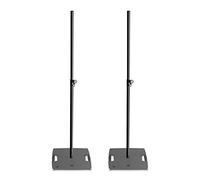 Gravity LS 431B - Soporte de base cuadrada para iluminación (3 x M20 para discoteca)