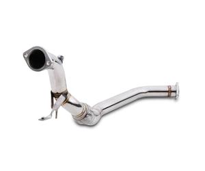 Gravity Performance Tubo de escape de 2.5 pulgadas compatible con BMW Serie 3 E46 320D Saloon Touring Coupe Compact Estate Convertible M47 modelos 1998-2006 2.5 pulgadas sin gato Downpipe Sport