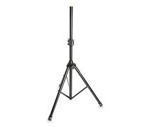 Gravity SP 5111 B - Soporte corto para altavoz, 35 mm diámetro, aluminio negro