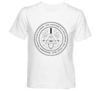 Gravity Time Is An Illusion Camiseta de Manga Corta Niños Niño Niña Manga Blanco tee T-Shirt Kids Boys Girls White XL