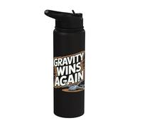 Gravity vuelve a ganar: divertido accidente de cuadricóptero RC de piloto de dron Stainless Steel Insulated Water Bottle