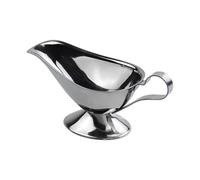 Gravy Boat Stainless - Sauce Serving Cup, Creamer Pitcher Dispenser, Drip Free Spout Design Polished | Holiday Dining Table Serving Accessory, Kitchen Buffet Parties Restaurant Use Stainless Steel