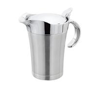 Gravy Boat With Lid For Gravy & Sauce | Stainless Steel, 750ml, Double-Wall Insulated | Portable Ģravy Server For Kitchen, Holidays, Birthday & Party | Thermal Sauce Pitcher F́or Family Dinners