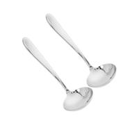 Gravy Ladle 8 Pcs Stainless Steel for Professional Chefs Sleek Kitchen Use One Piece Serving Soup Tool