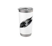 Gray Alien OVNI Revelan Diseño de Divulgación Extraterrestre Vaso térmico de acero inoxidable de doble pared