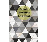 Gray Black and White Cover: Small business log book, Undated calendar, Suppliers list, Purchases and sales, Monthly budget planner, Income and expenses, Order form, 120 pages, Size 6"x 9".