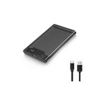 (gray) Clear outer Hard Drive Enclosure 2.5inch to USB 3.0 with UASP Easy Accesses Storage for Efficient Data Transfer gray