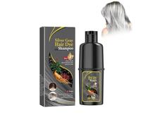 Gray Hair Dye Shampoo Permanent, 3 in 1 Long Lasting Natural Ingredients Hair Dye Shampoo for Women and Men 100ml