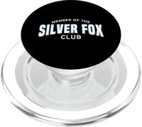 Gray Hair Gifts Don't Care Grey Headedness Hombres Fox PopSockets PopGrip para MagSafe