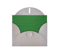 Gray JKIEGOQ - Tarjeta de felicitación con estampado de piel de serpiente verde de 4 x 6 pulgadas para Navidad, día de San Valentín, boda, tarjetas de invitación de fiesta