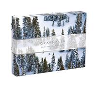 Galison Rompecabezas Gray Malin Snow 500 piezas Doble cara