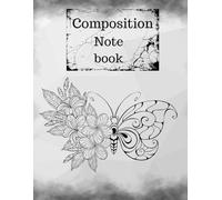Gray notebook with butterflies and dragonflies: For students, colleges, school records, kids, teens, adults,