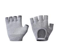 (Gray) Pilates Gloves Fitness Gloves Breathable Cycling Gloves Gym Gloves Training Gloves Sports Gloves for Dance Sport Yellow