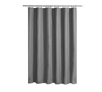Gray Shower Curtain Liner - Premium PEVA Shower Liner for Bathroom, BPA & PVC Free, No Chemical Smell, Lightweight Standard Size Bath Curtain with 3 Magnets, Metal Grommets - Dark Gray
